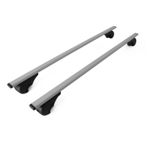 Volkswagen Touareg Roof Rack Cross Bars - Omac - Solid-Alpha V1 - Gray - '11-'18 Volkswagen Touareg Roof Rack Cross Bars - Omac - Solid-Alpha V1 - Gray - '11-'18